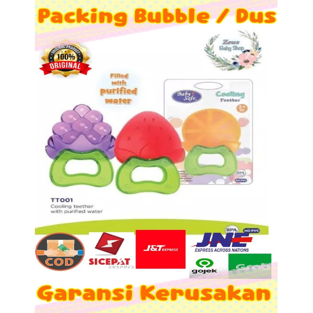 Baby Safe teether TT001 / TT002 / TT003 / TT004 / TT005 Teether Gigitan Bayi