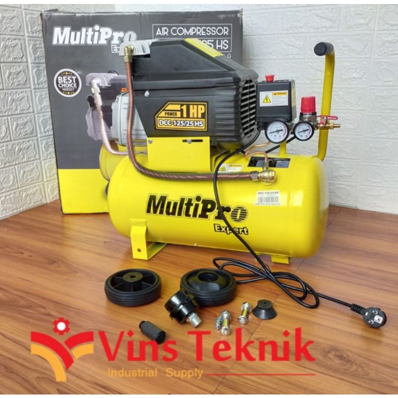 mesin kompresor  oli 1hp multipro  25 liter