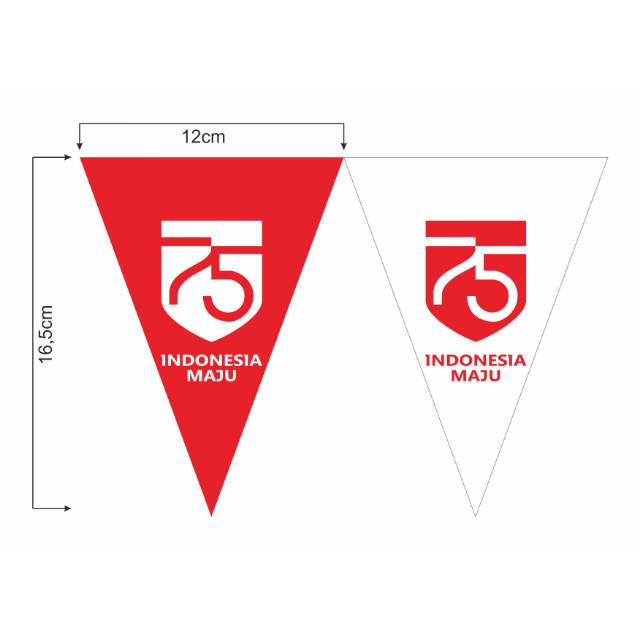 

Bendera kecil 75 Indonesia Maju