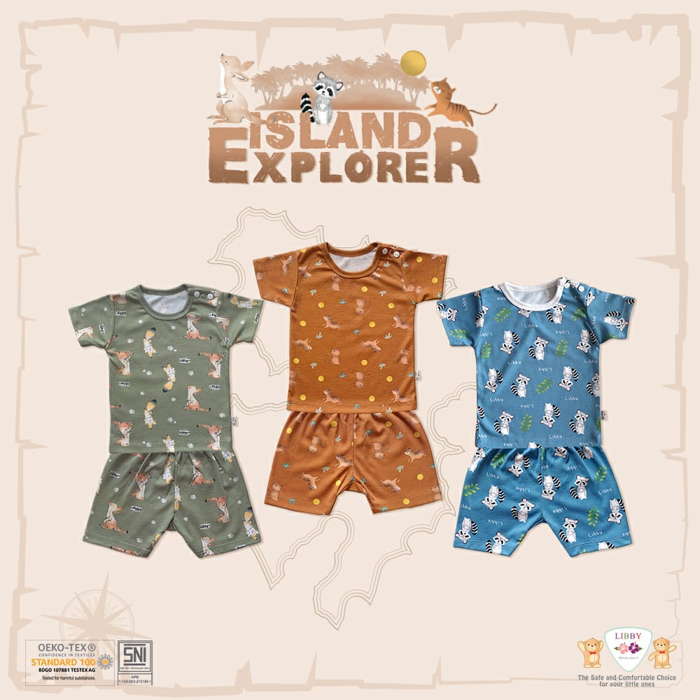 SETELAN PENDEK LIBBY MOTIF size S/M/L/XL/XXL