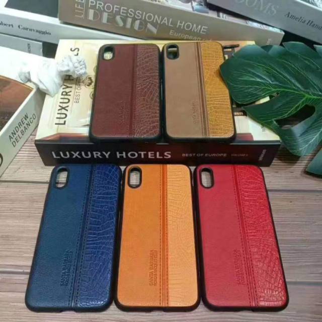 Softcase Leather Kulit Premium VIVO Y12/Y19/Y30/Y50/Y53/Y71/Y91/Y91C/S1/V17 PRO/V19/Z1 PRO