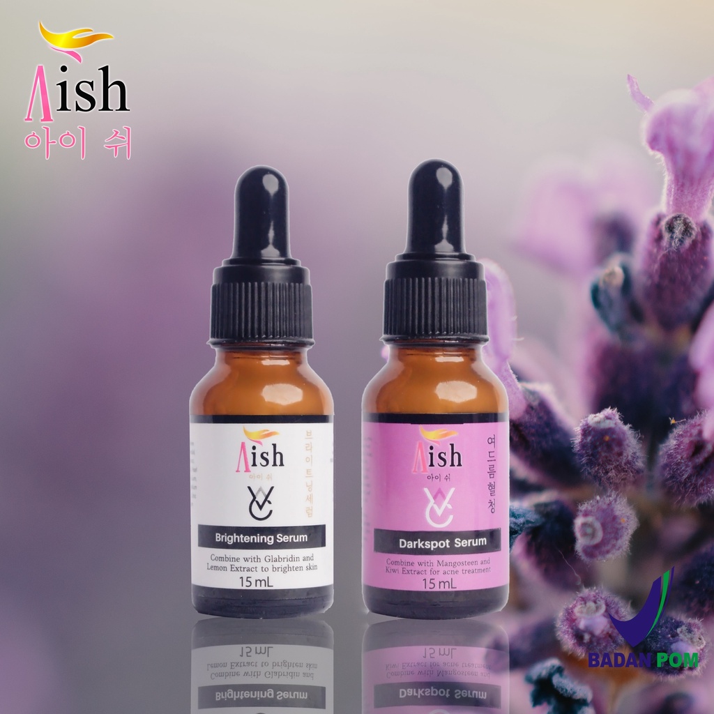 AISH SKINCARE  - FACIAL WASH / AISH SERUM KOREA / TONER / DAY&NIGHT CREAM - 100% Original-Bright+Darkspt Serum
