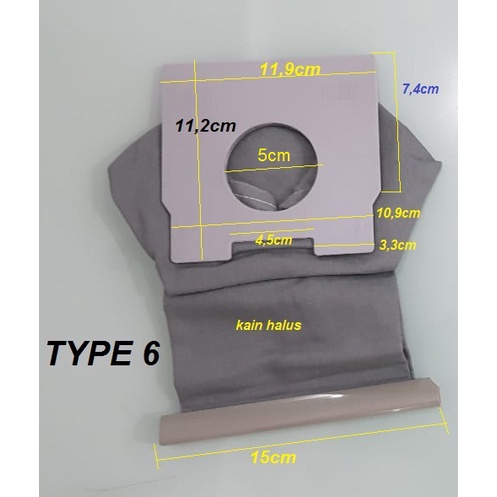 Ready Kantong Debu Bisa dicuci segala merek