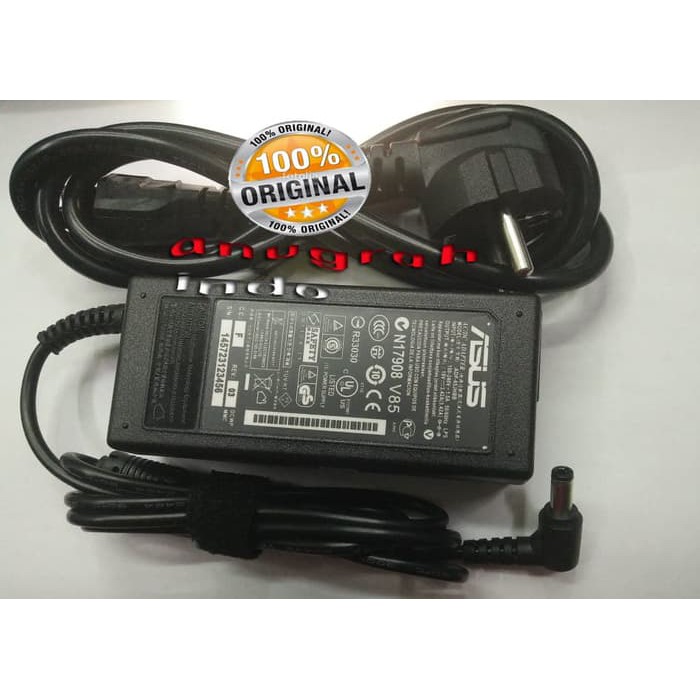 Adaptor/Charger Laptop/Notebook Asus 19V-3.42A Original New Bonus Kabe