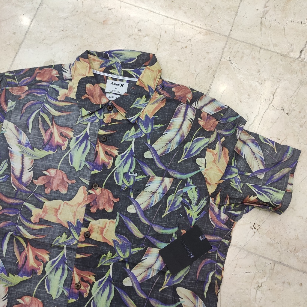 Kemeja Cowo HURLEY 100% Original