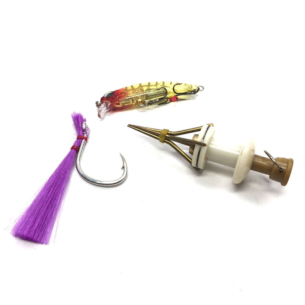 Alat Penjepit Softlure / Cacing Bulu Mutiara Assist Hook