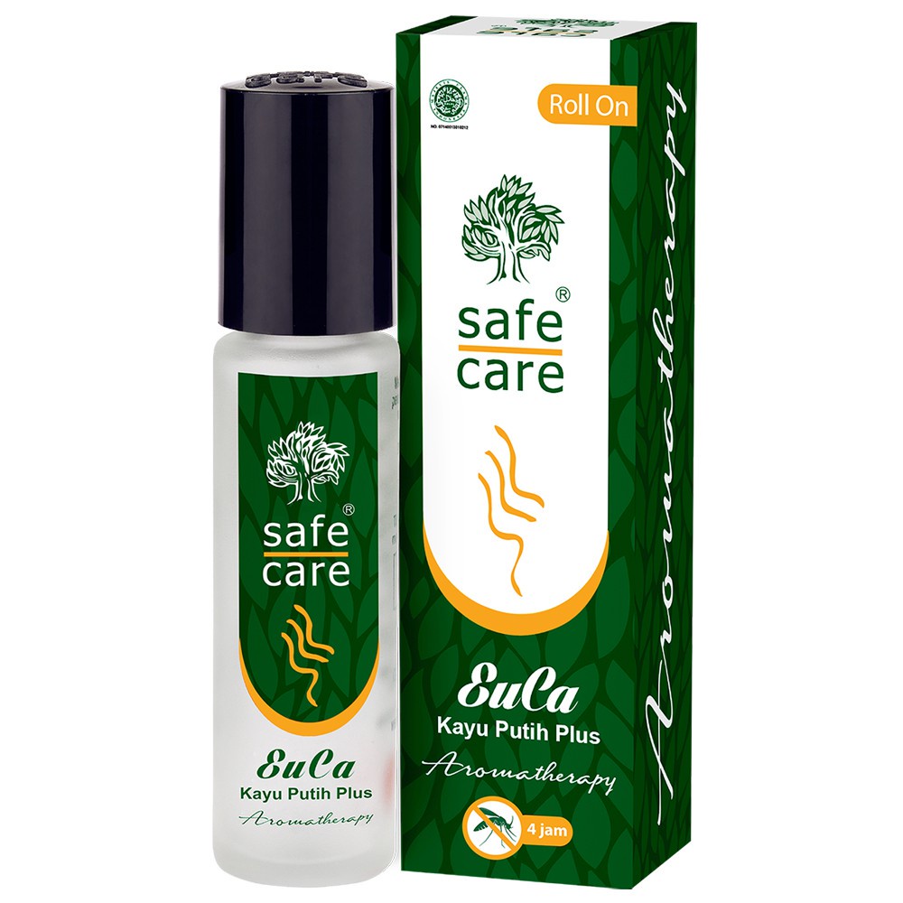 SAFE CARE EUCA Plus Roll On 10 ML - Minyak Kayu Putih Aromaterapi Rollon