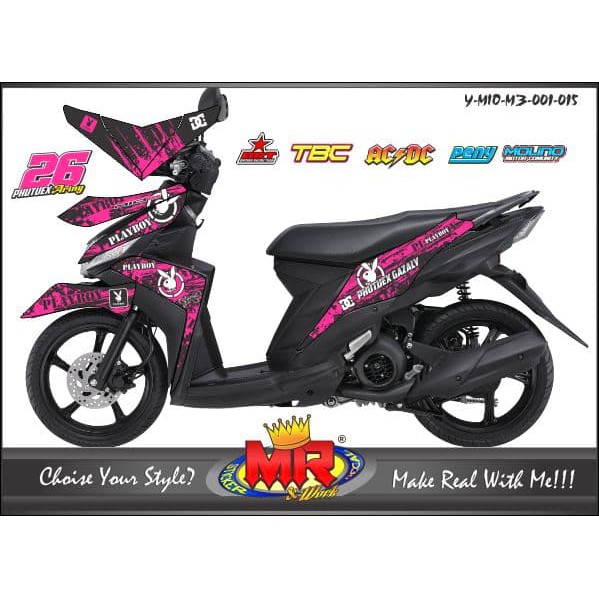 Stiker Motor Mio M3
