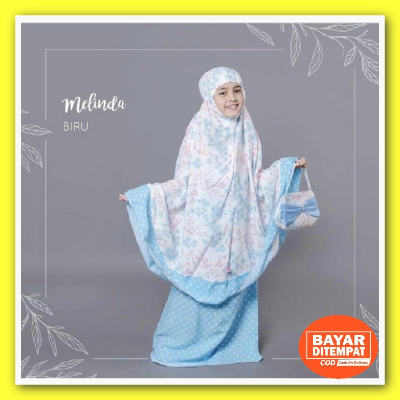 Mukena Anak Perempuan Usia Tahun Mukenah Travelling Anak Tanggung Model Camelia 2In1 Bahan Rayon Pre