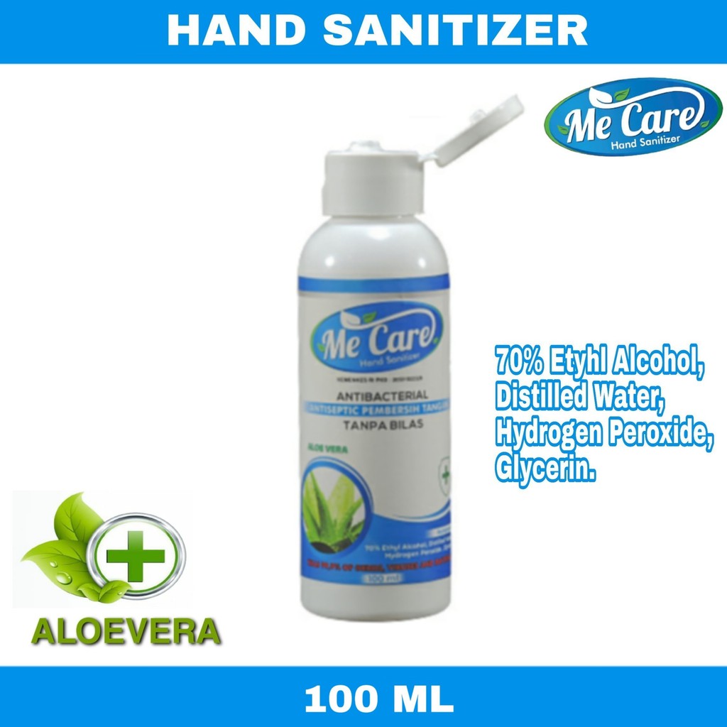 HAND SANITIZER 100ML FLIPTOP ME CARE