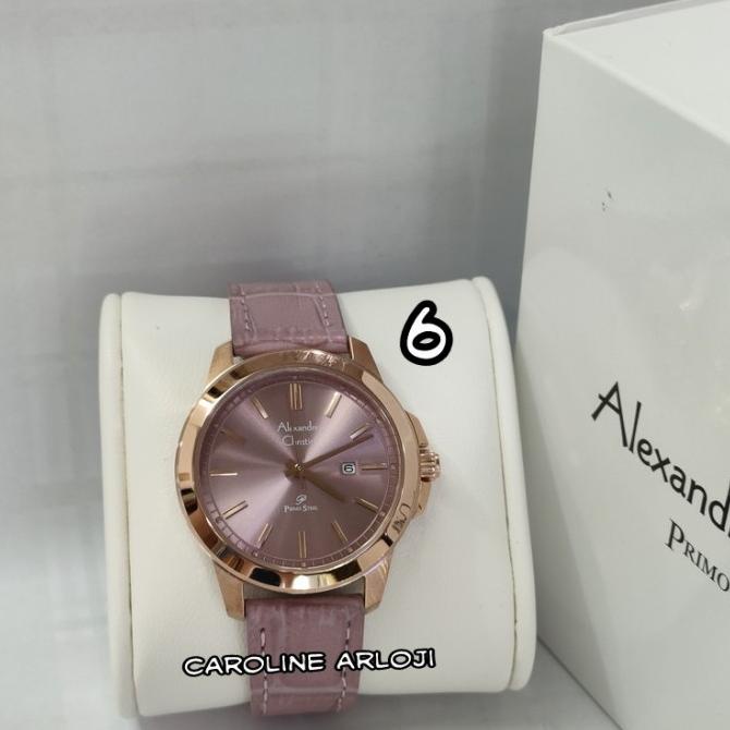 JAM TANGAN WANITA ALEXANDRE CHRISTIE AC1017LD PRIMO STEEL