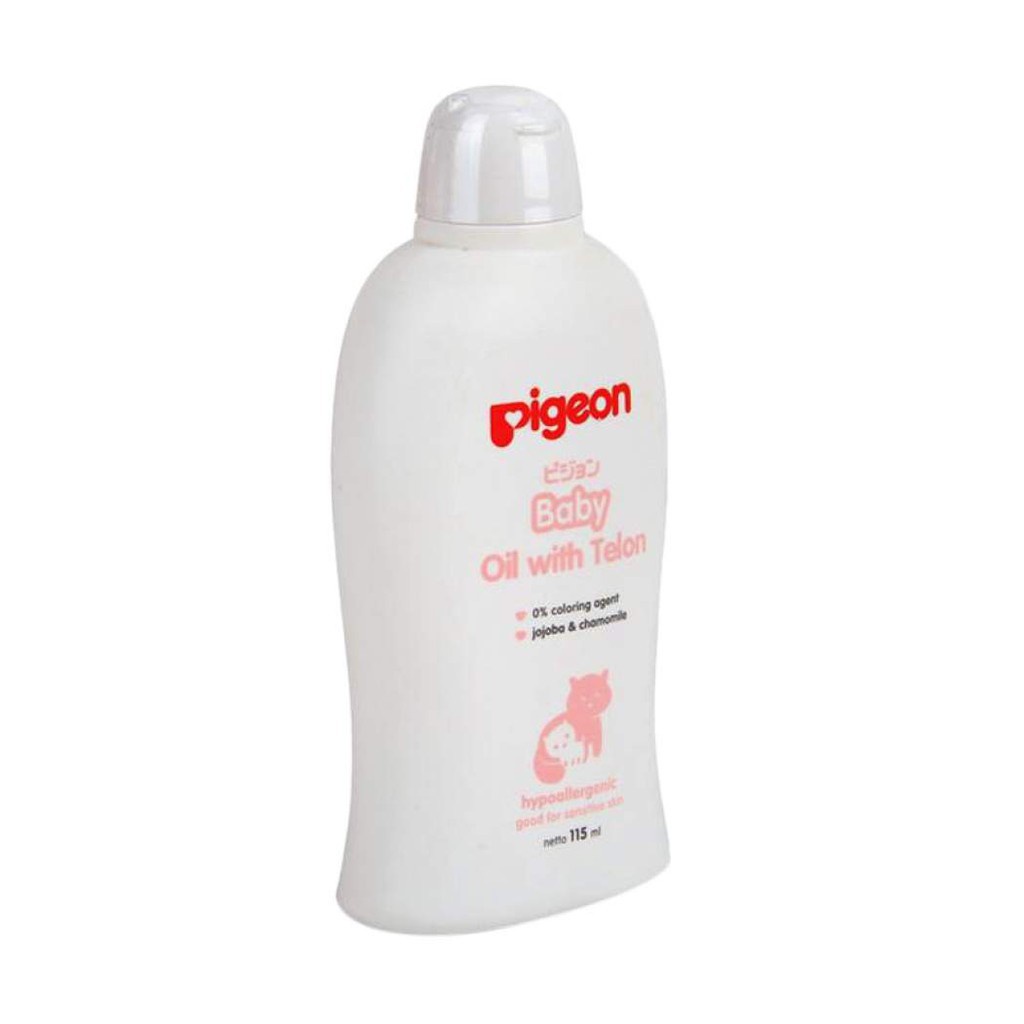 Pigeon Baby Oil with Telon 115ml Minyak Telon Bayi Paraben Free WHS