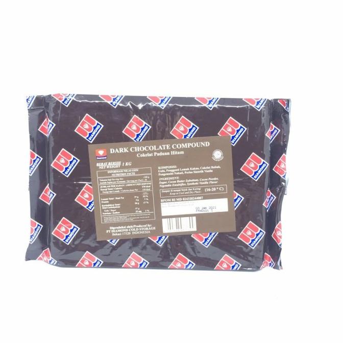 

[COD] Diamond Dark Compound Chocolate 1kg [COD]