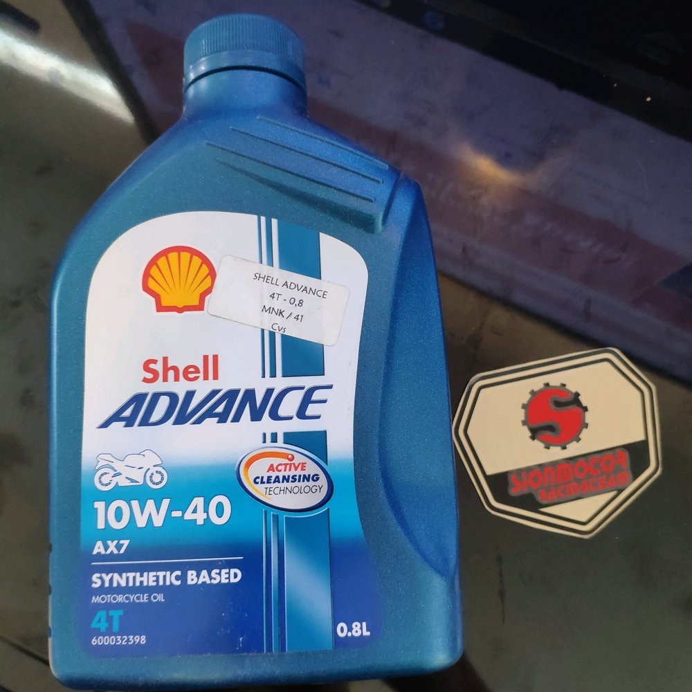 

OLI SHELL AX7 SYINTHETIC BASED 10W-40 0.8 LITER