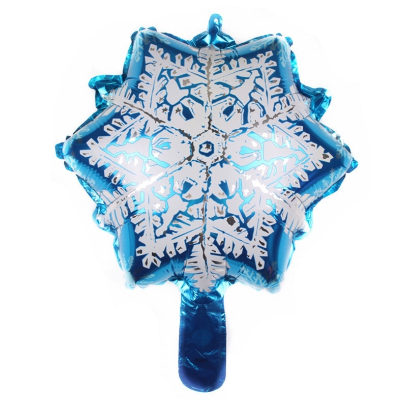 Zzz 5pcs / set Balon Bentuk Snowflake Untuk Dekorasi Pesta Ulang Tahun / Baby Shower