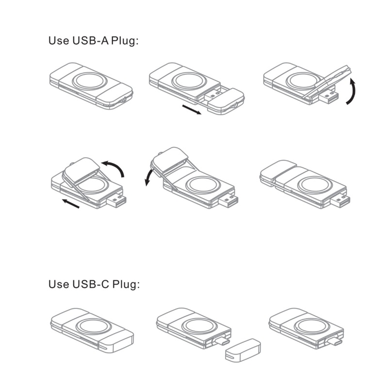 Btsg Charging Cradle Wireless Stand Power Charger Adapter Base Untuk Seri Jam Tangan5 4 3