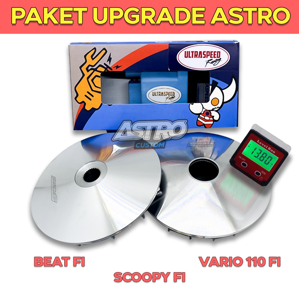 Pulley Rumah Roller Spectro Dan COIL USR BeaT Fi ESP / New Deluxe GENIO Scoopy Fi ESP/ New LED Vario