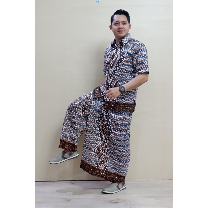 Setelan Sarung Baju Koko Setelan Sarung Baju Koko Pria Dewasa 1set Sarung Dan Baju Koko Setelan Baju