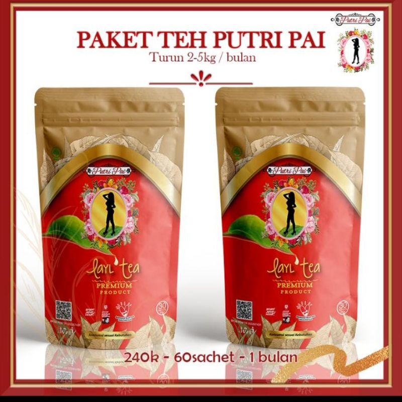 

PAKET TEH PUTRI PAI (Turun BB) isi 2 pax