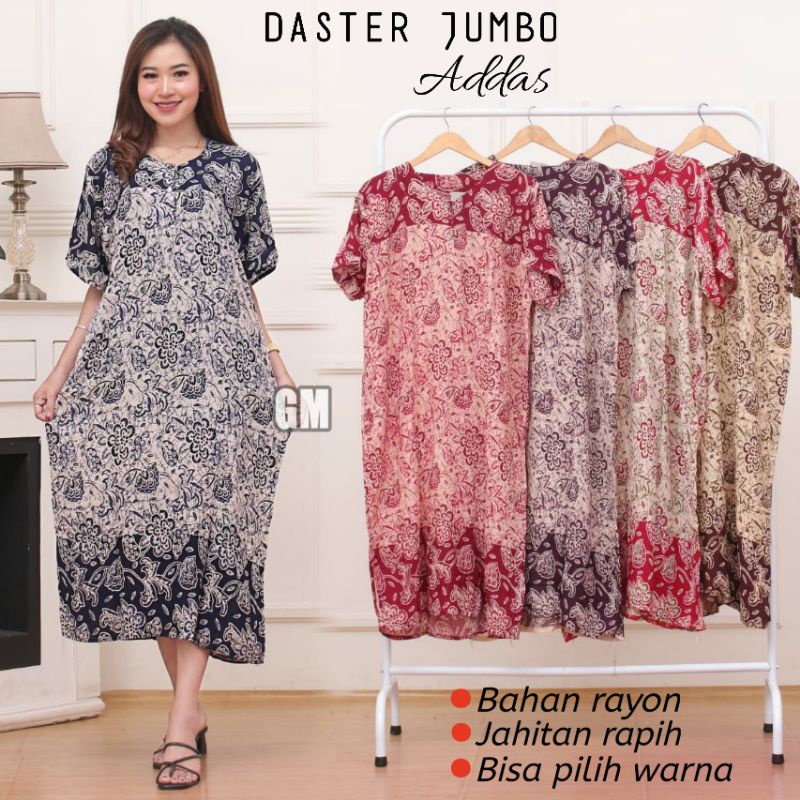 Daster Batik Jumbo Busui Baju Daster Murah Batik Pekalongan Baju Wanita Rayon Lengan Pendek