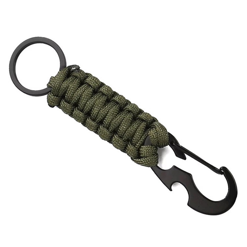 &lt; E2id &amp; &gt; Alat Pembuka Botol + Tali Paracord Untuk Survival Outdoor / Camping