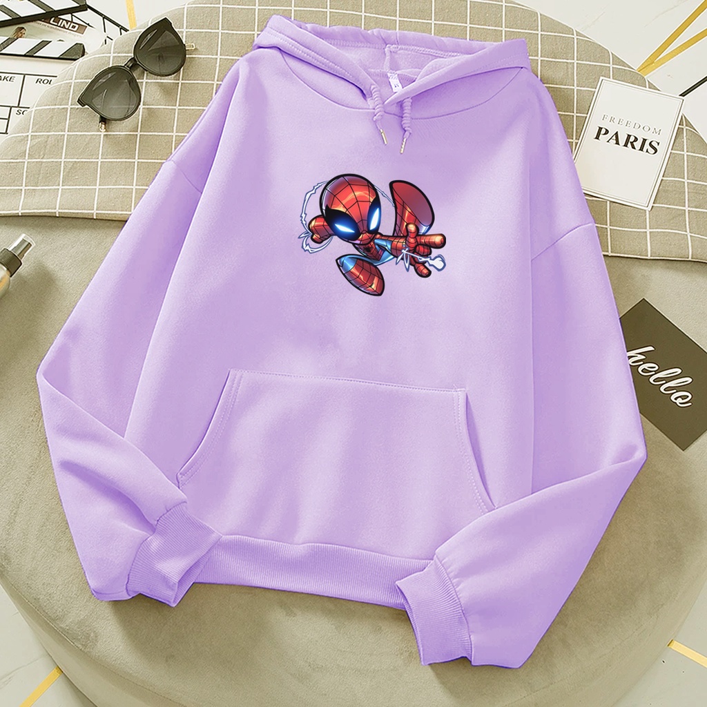 Sweater hoodie anak laki laki SPIDER baju anak cewek cowok superhero