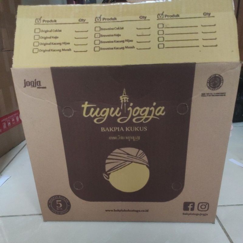 

Kardus Untuk Bakpia Kukus Tugu Jogja