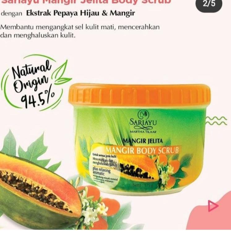 [PROMO G8L34] SARIAYU PUTIH LANGSAT LULUR SPA 2 IN 1/BODY SCRUB EKSOTIKA TANJUNG/MANGIR JELITA Sale