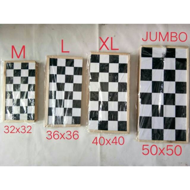 CATUR FULL KAYU SIZE XL ATAU JUMBO PAPAN PION KAYU FULL