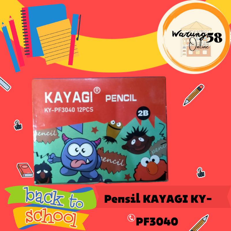 

Pensil 2B KAYAGI selusin murah