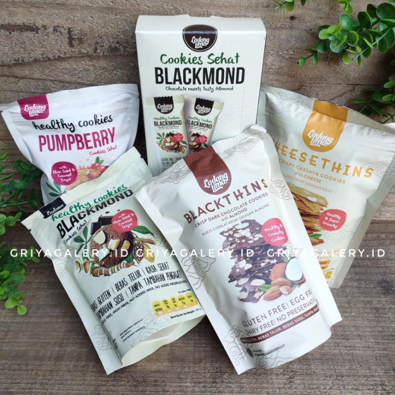 

Ladang Lima Blackthins Cookies / Blackmond / Pumpberry / Healty cookies / Gluten Free ASI BOOSTER