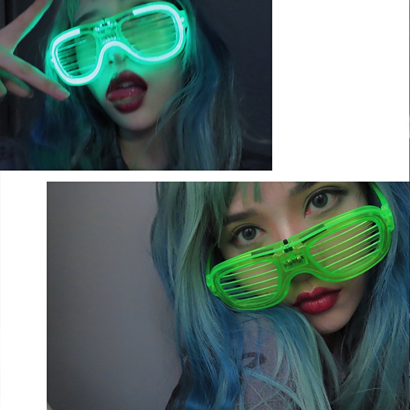TBI Party Glasses Kacamata Party Bisa Nyala LMFAO Kacamata Neon Millenial