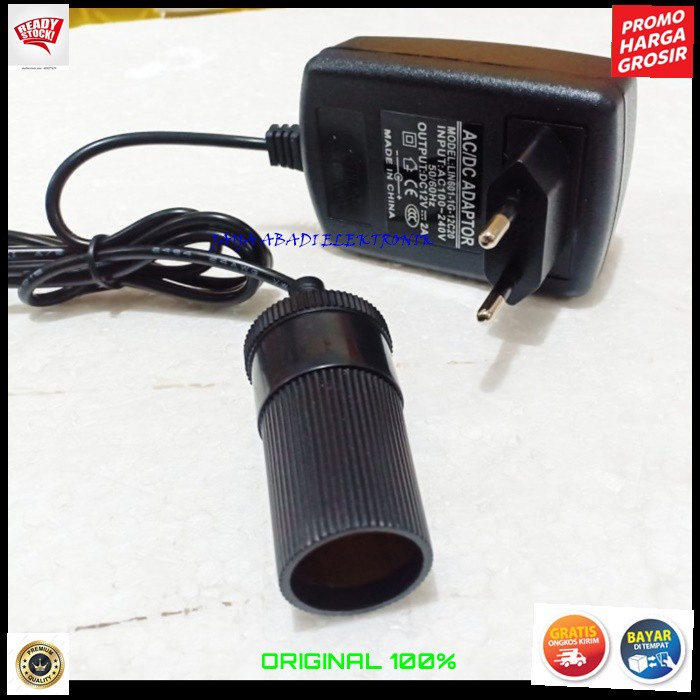 J387 ADAPTOR SOCKET LIGHTER 220 12 V POWER AC DC LISTRIK MOBIL CAR CHARGER W WATT ELEKTRONIK TEGANGAN CAS CASAN VOLT SETRUM UNIVERSAL MULTI INDIKATOR STABLIZER VOLTAGE ALAT UNRUK MENGUBAH LISTRIK RUMAH 12V DC MENJADI 220V AC COCOK UNTUK PERANGKAT ELEK