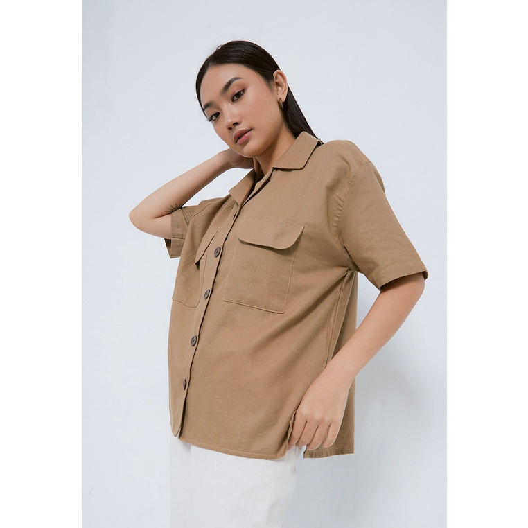 GAIA LINEN SHIRT WITH POCKET