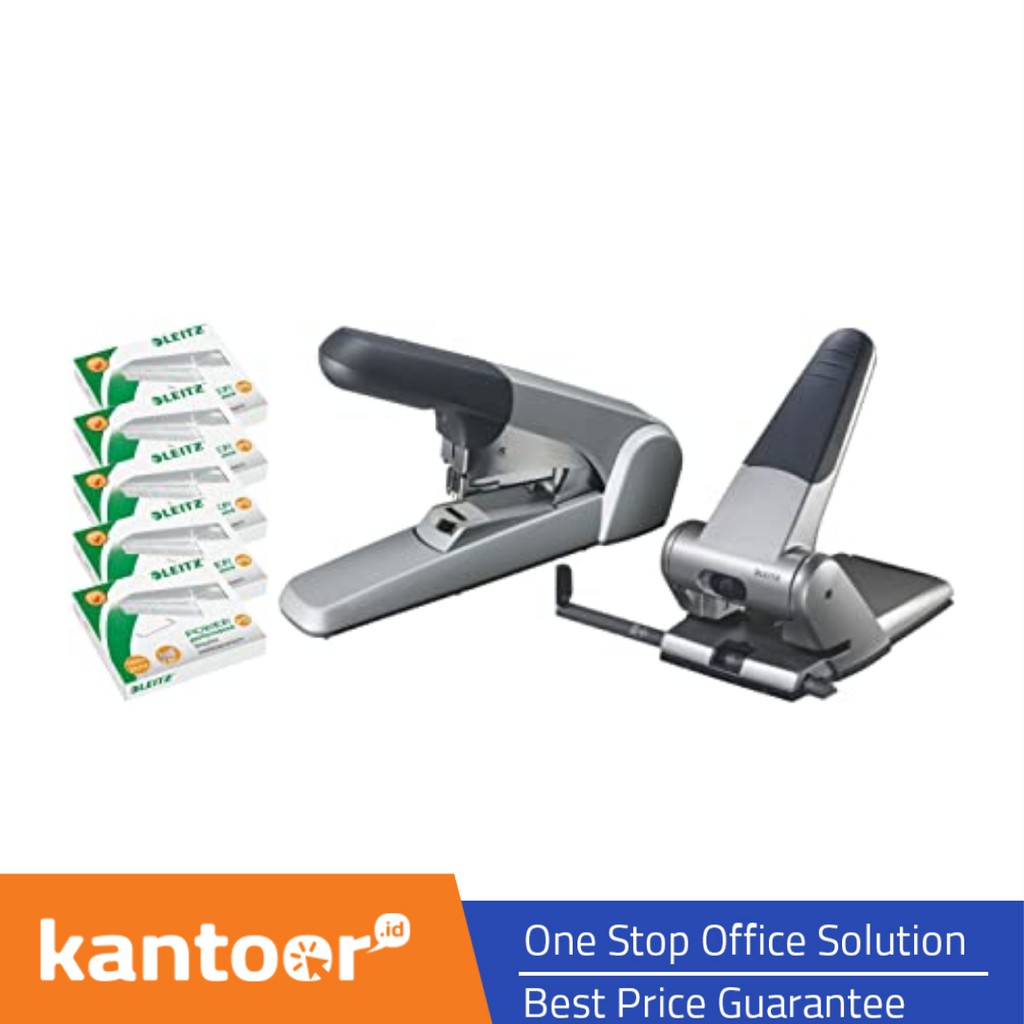 

LEITZ HEAVY DUTY FLAT CLINCH STAPLER 55520084