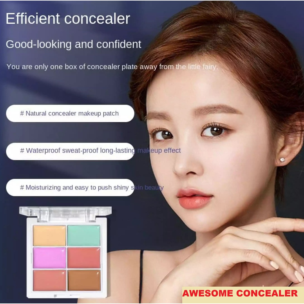 LAMEILA AWESOME CONCEALER MULTI COLOR 6 WARNA 5070