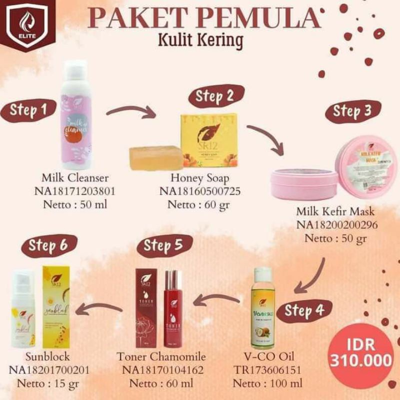 Jual Paket Pemula Sr12 Kulit Kering Shopee Indonesia 9615