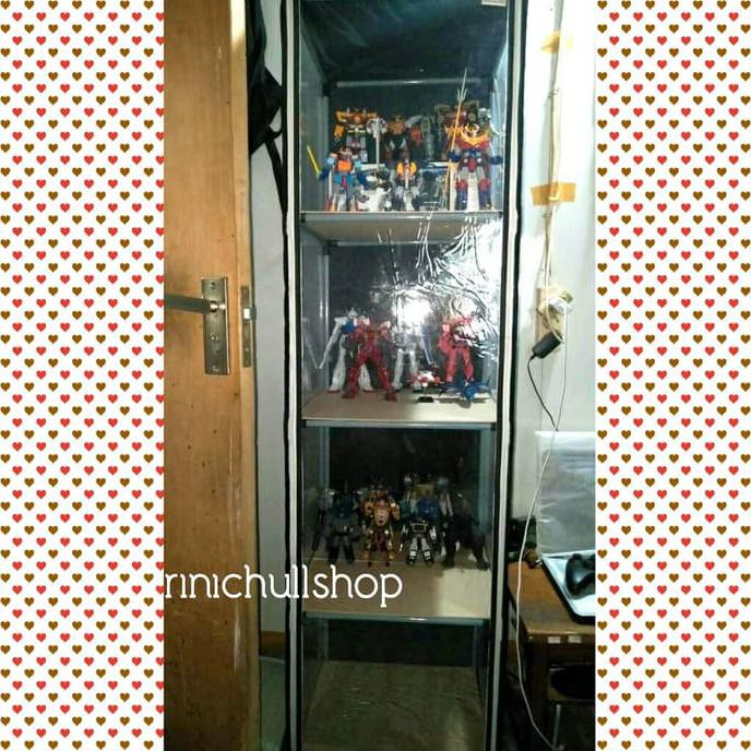 BARANG BERKUALITAS  LP 04 rak pajangan / etalase / rak gundam ( khusus gojek/ grab)