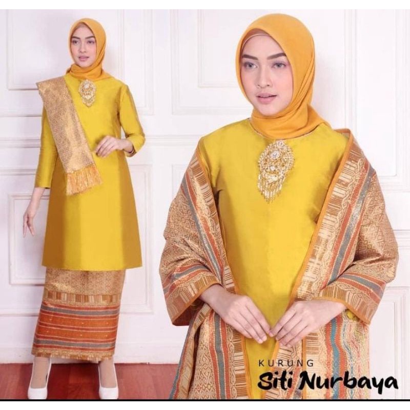 Set 3in1 Selendang Baju Kurung Melayu Original Butik