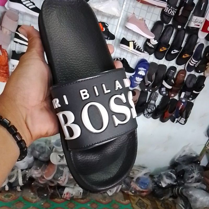 sandal cowo,sandal boss,sandal iri bilang bos ukuran 39 sampai 44