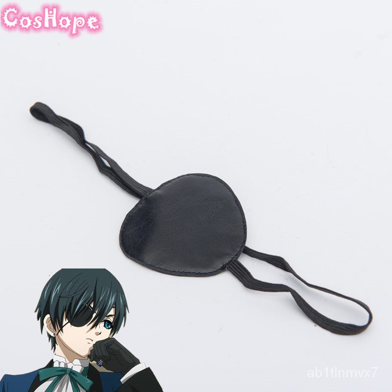 Anime Black Butler Black Eyepatch Cosplay One Eye for Ciel Phantomhive Cosplay Eyepatch