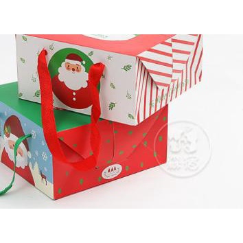 

Box kotak natal panjang merah red happy Christmas New Year - tali - RANDOM
