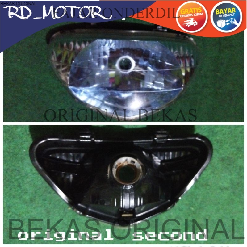 reflektor lampu depan mio sporty original