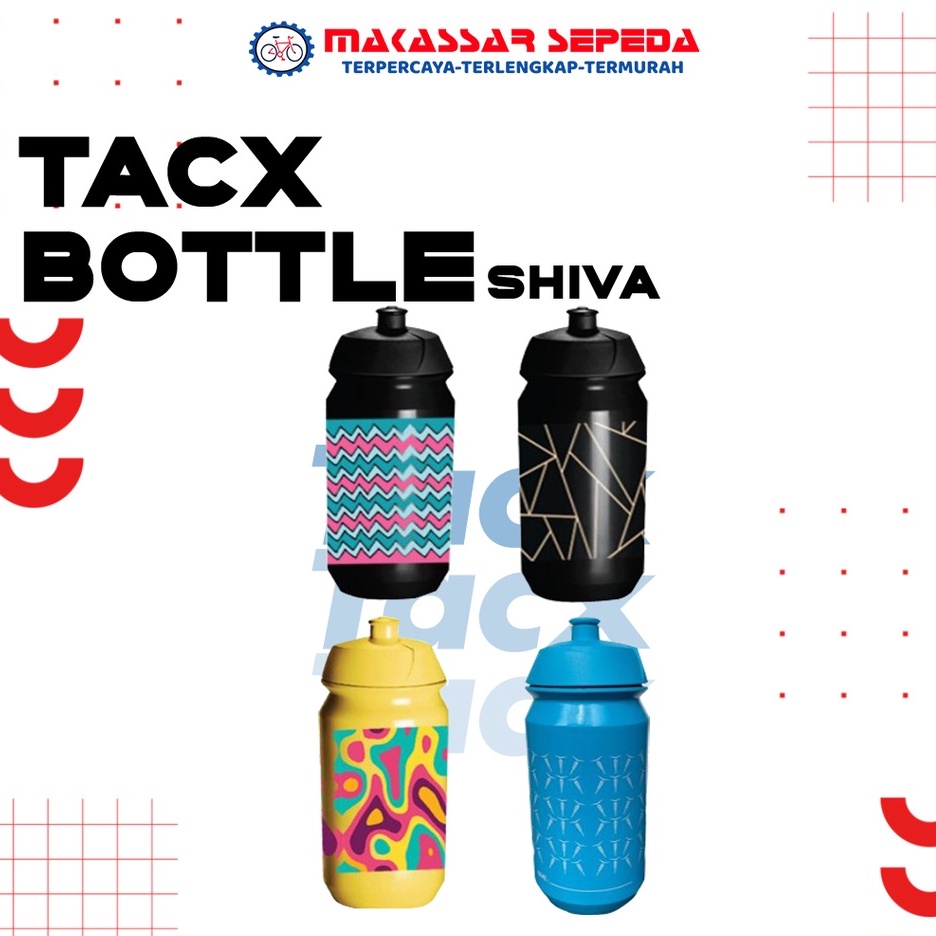 BOTOL MINUM SEPEDA TACX SHIVA COLLECTION 500ML-BIDON
