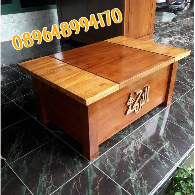 Meja ngaji meja ustadz bahan kayu jati
