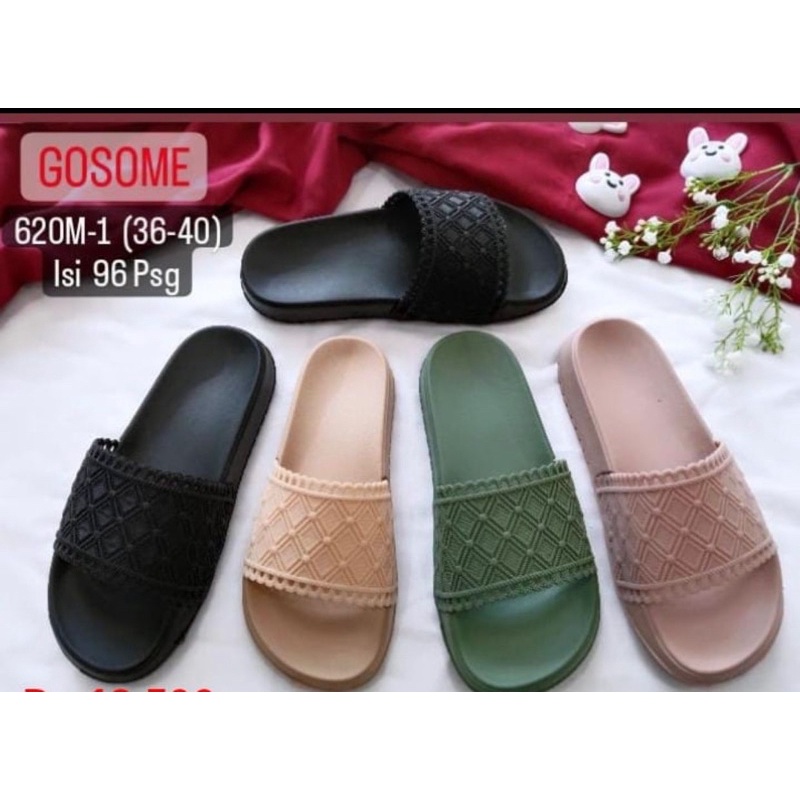sandal slop gosome dewasa 620M-1 per pak (6pasang)