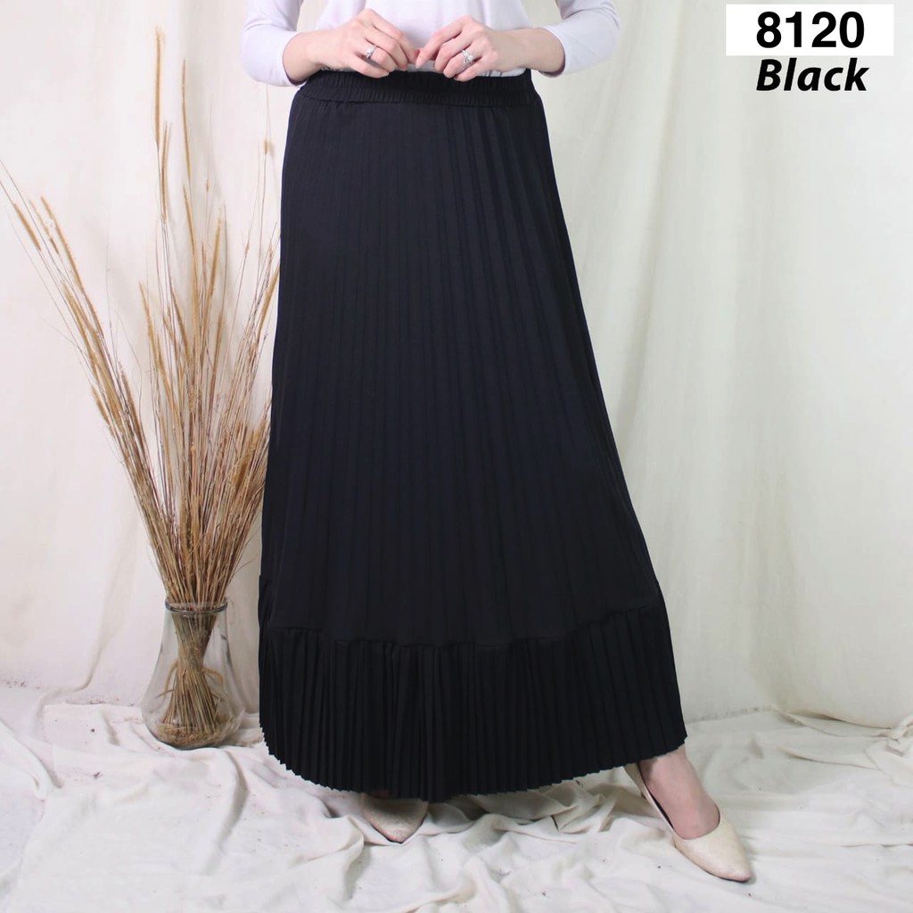 ROK PLISKET MURAH 8120 PLEATED SKIRT WANITA LUVALINE SUPER MURAH KUALITAS BAGUS TERMURAH