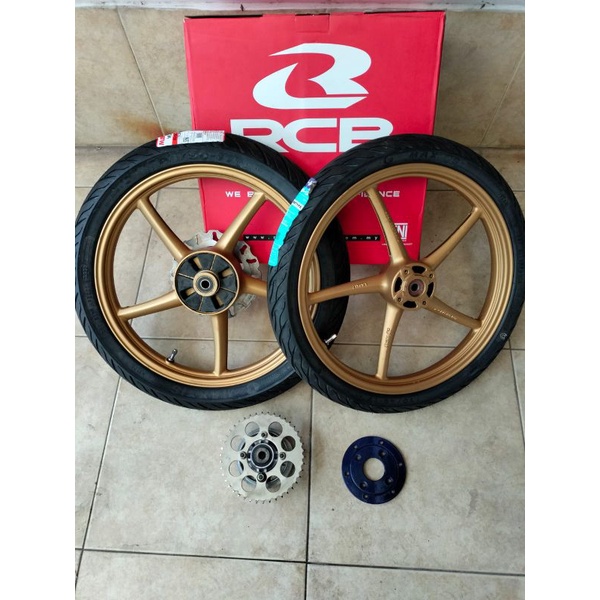 Velg rcb PNP klx D-Tracker + ban tinggal pasang