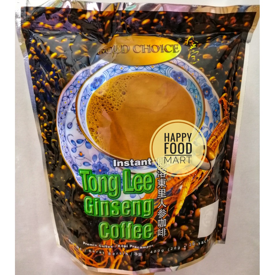 

[HALAL] GOLD CHOICE INSTANT TONG LEE GINSENG COFFEE 400G/KOPI TONGKAT ALI/KOPI GINSENG/KOPI INSTAN