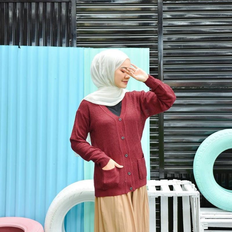 CARDIGAN RAJUT WANITA MERISSA OUTER CARDI-3